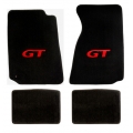 94-98 Floor mats, Black w/Red GT Emblem
